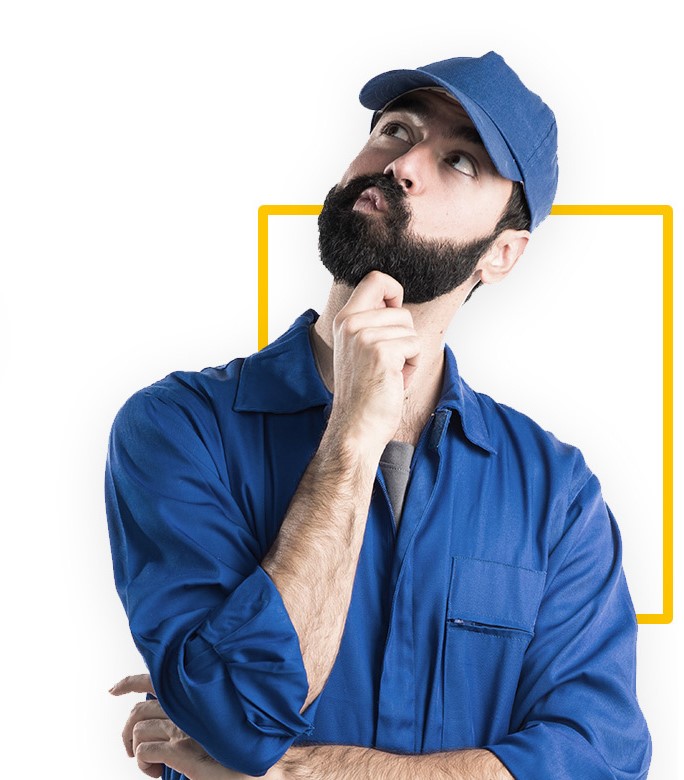 man thinking plumbing 1